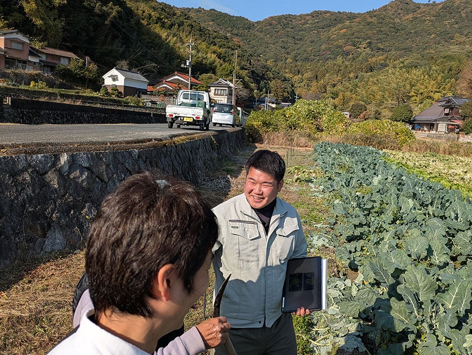 営農指導の様子