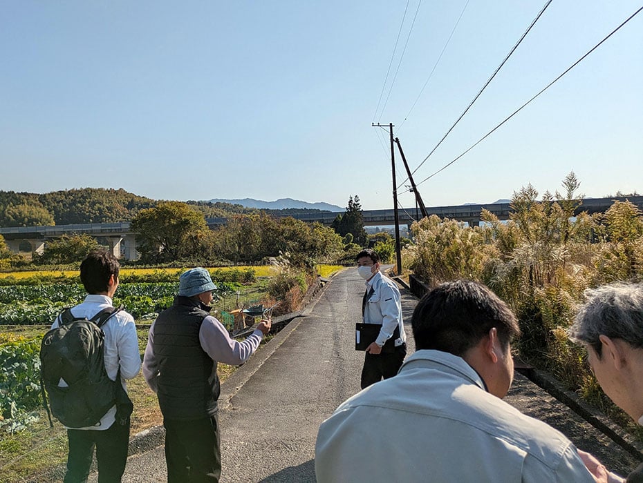 営農指導の様子