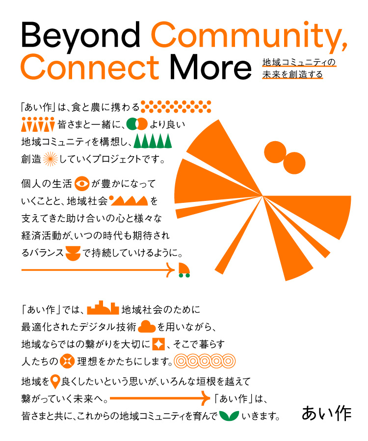 Beyond Community, Connect More　地域コミュニティの未来を創造する